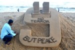 Sand artist pays tribute to 9/11 victims