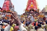 Chariots during Rath Yatra in Puri