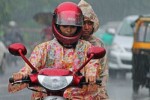 Braving the rains Braving the rains