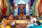 People stay indoors in Andhra, make puja a simple event